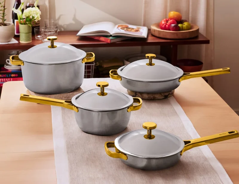 We're running a secret deal on our most dad-approved stainless steel cookware upgraded with a highly durable, nonstick Titanium interior.