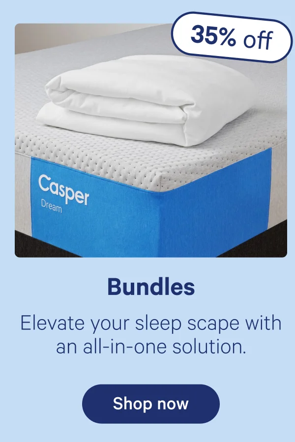 Bundles; Elevate your sleep scape with an all-in-one solution.