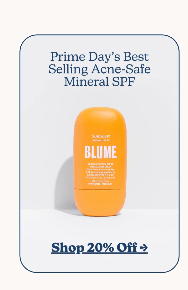 Prime Day’s Best Selling Acne-Safe Mineral SPF
