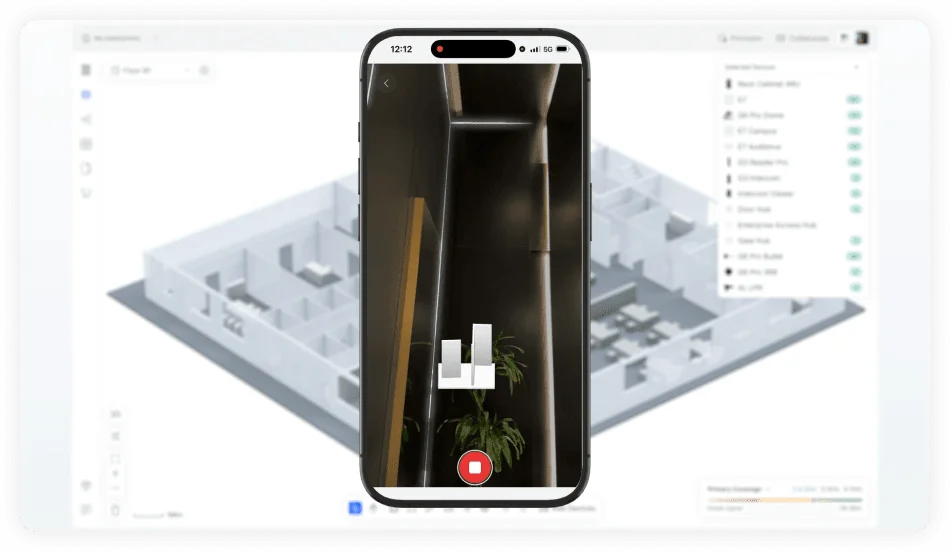 Or Use the Mobile App’s LiDAR