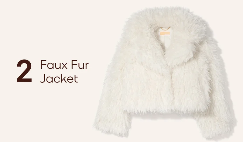 2 Faux Fur Jacket