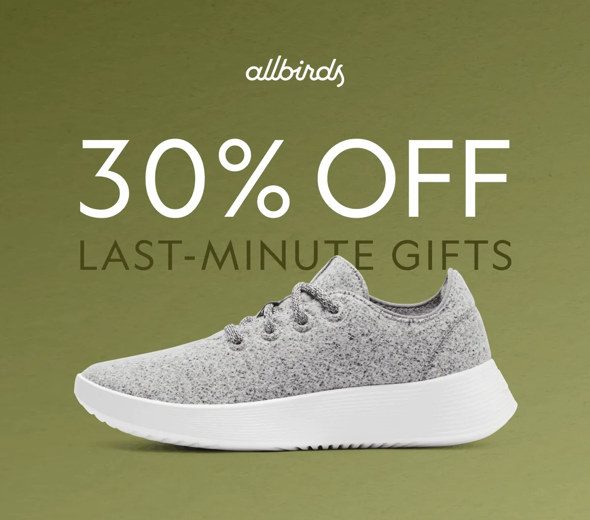 30% OFF Last Minute Gifts