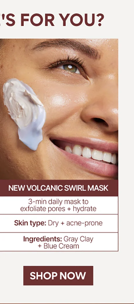 Volcanic Swirl Pore Mask