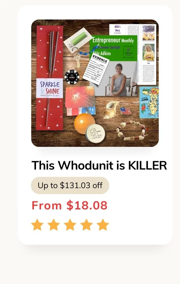 This Whodunit is KILLER