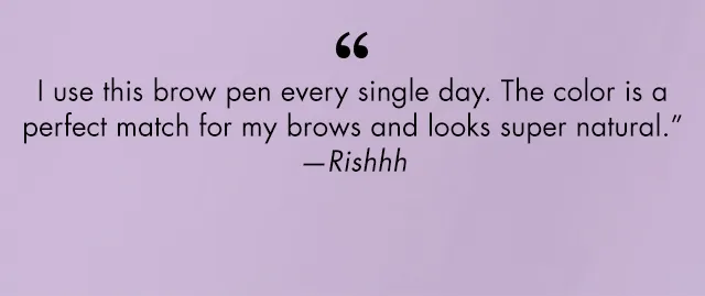 Great affordable brow pen with buildable color