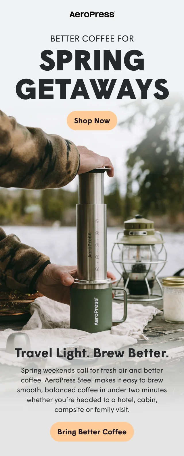 Travel Light. Brew Better.