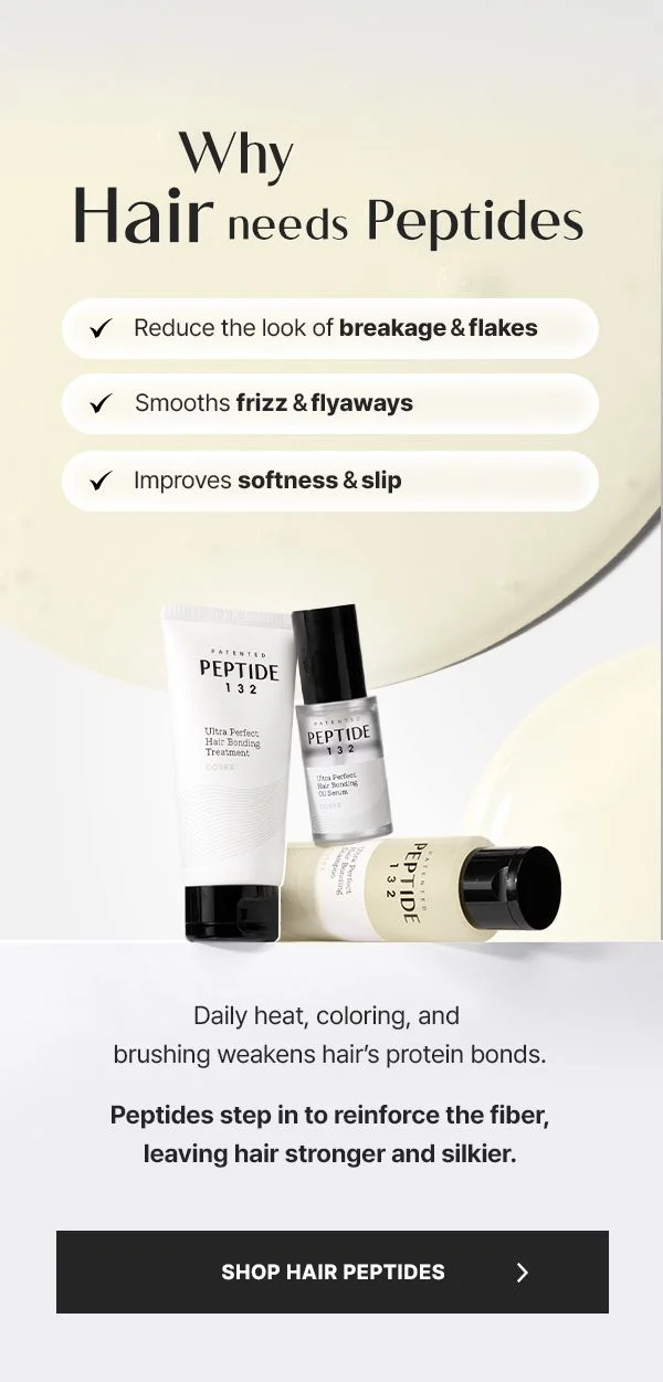 Why hair needs peptides Why hair needs peptides
