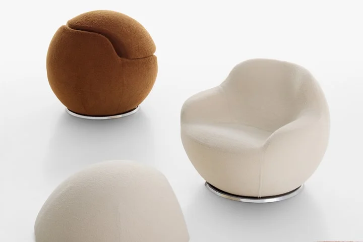 🪑 Acerbis is Bringing Back Claudio Salocchi’s “Palla” Armchair