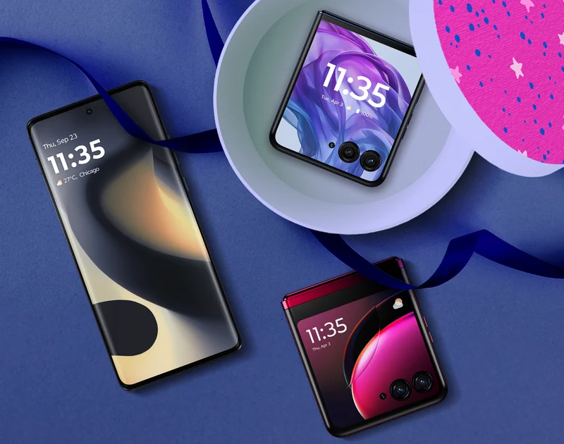 motorola razr - 2023, motorola razr+ 2024 and motorola razr - 2024