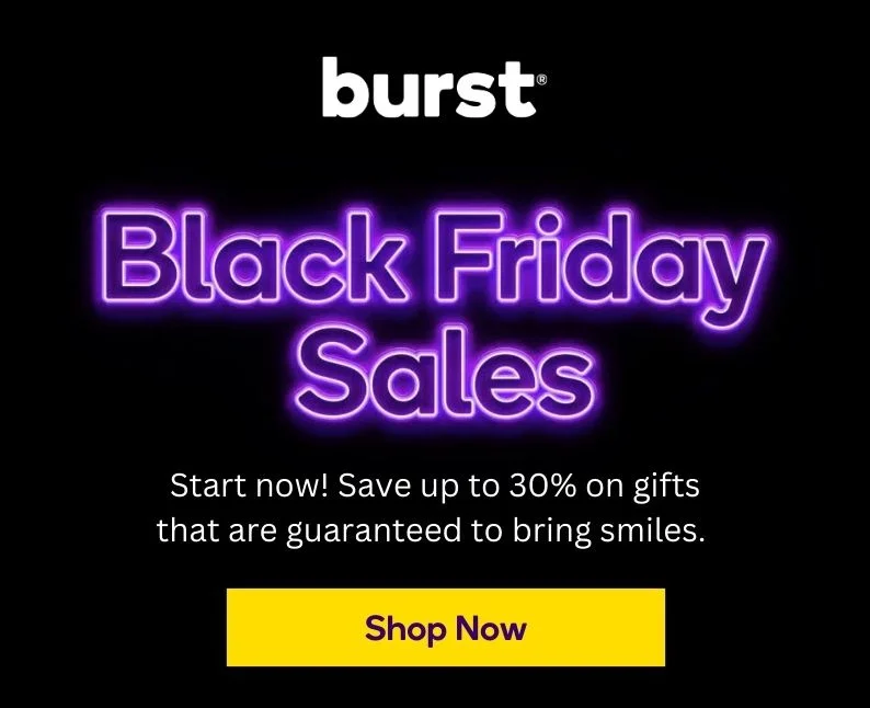 Black Friday Sales start now! Save up to 30% on gifts that are guaranteed to bring smiles.