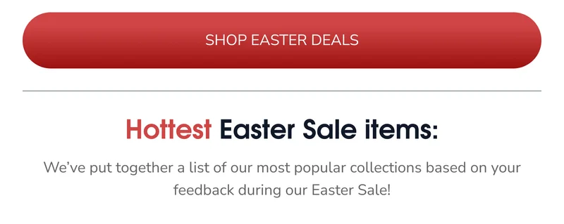 SHOP EASTER DEALS