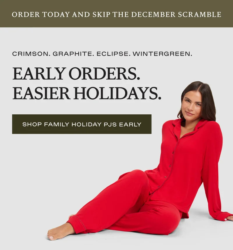 Shop Family Holiday PJs Early! Shop Family Holiday PJs Early!
