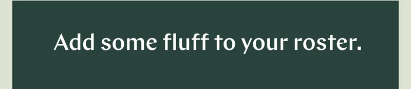 Add some fluff to your roster. >>