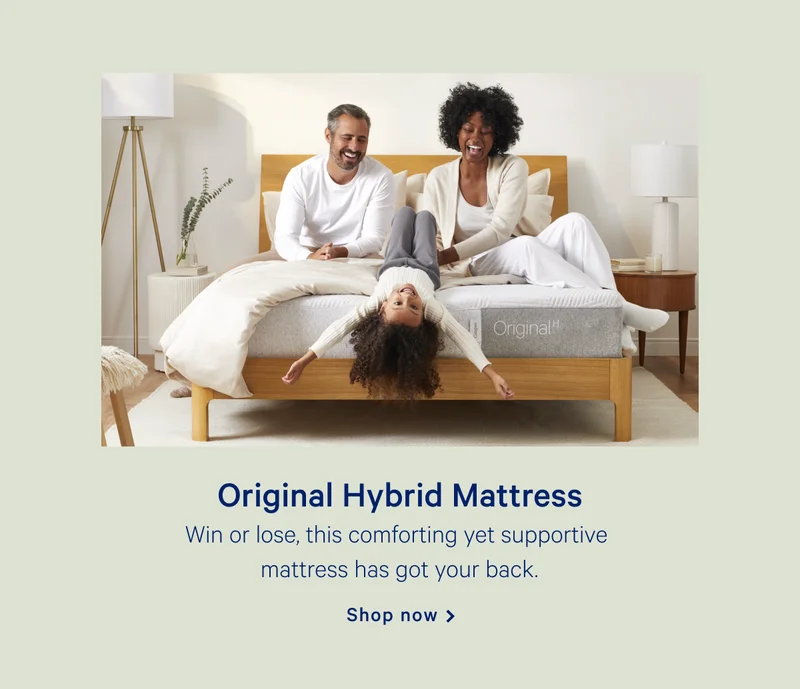 Original Hybrid Mattress >> Win or lose, this comforting yet supportive mattress has got your back. >> Shop now >>