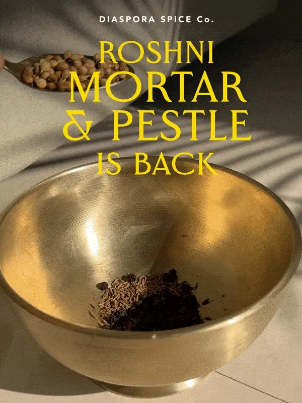 Roshni Mortar & Pestle is back
