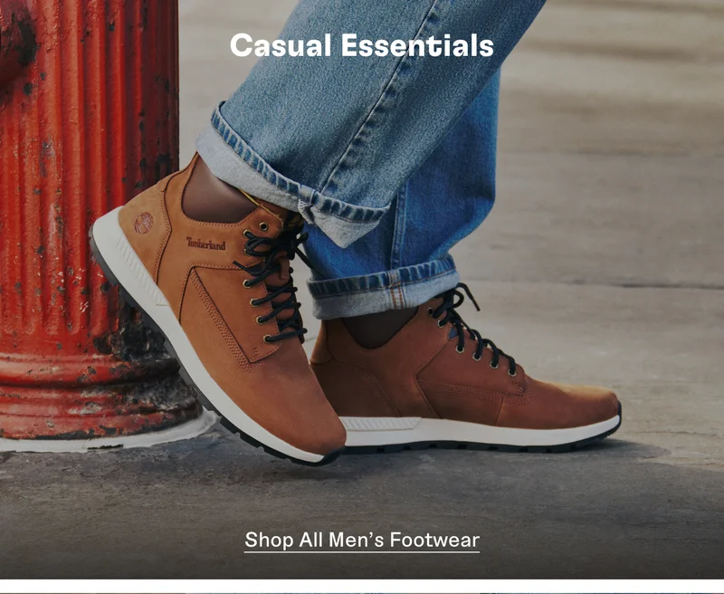 Casual Essentials. Shop All Men's Footwear.