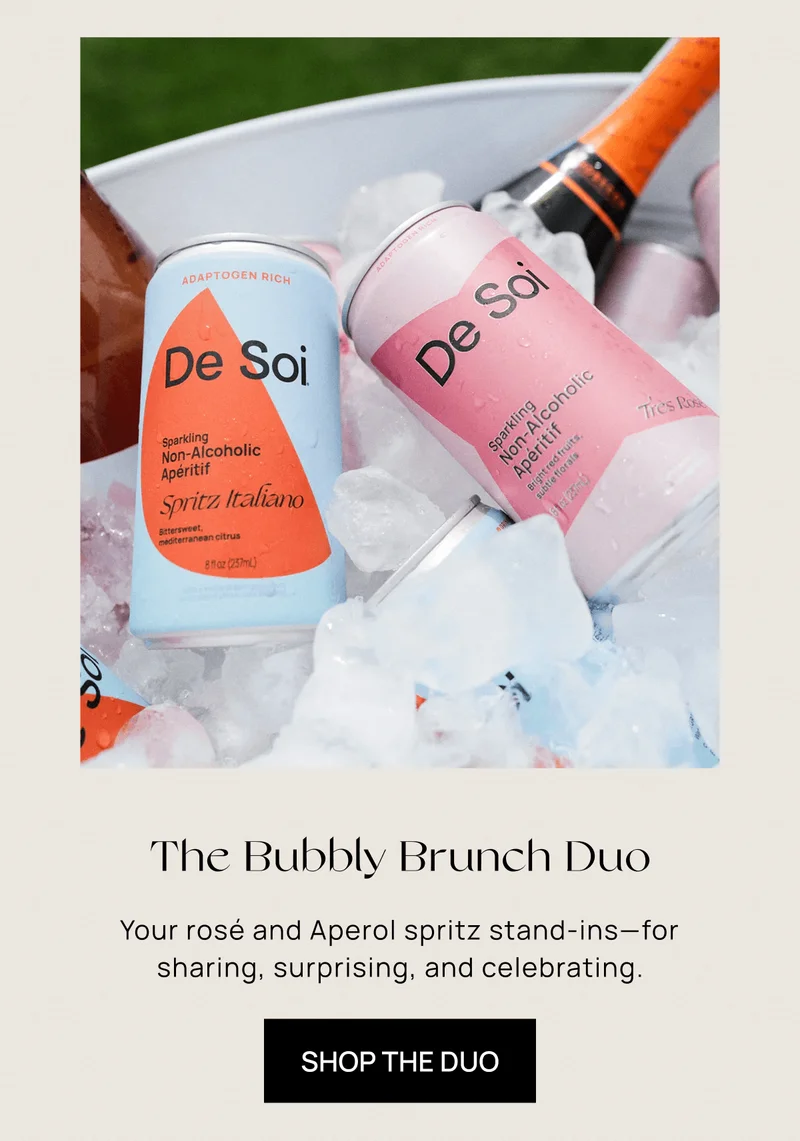 The Bubbly Brunch Duo | Your rosé and Aperol spritz stand-ins—for sharing, surprising, and celebrating. | Shop THE DUO