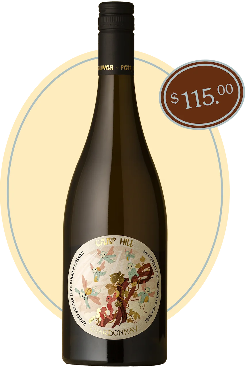 Bottle shot of Camp Hill Chardonnay
