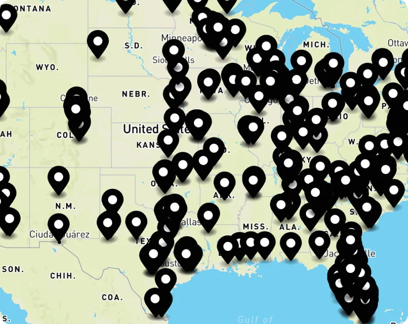 Store locator map