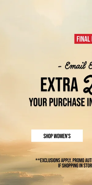 Extra 25% off Shop Women's
