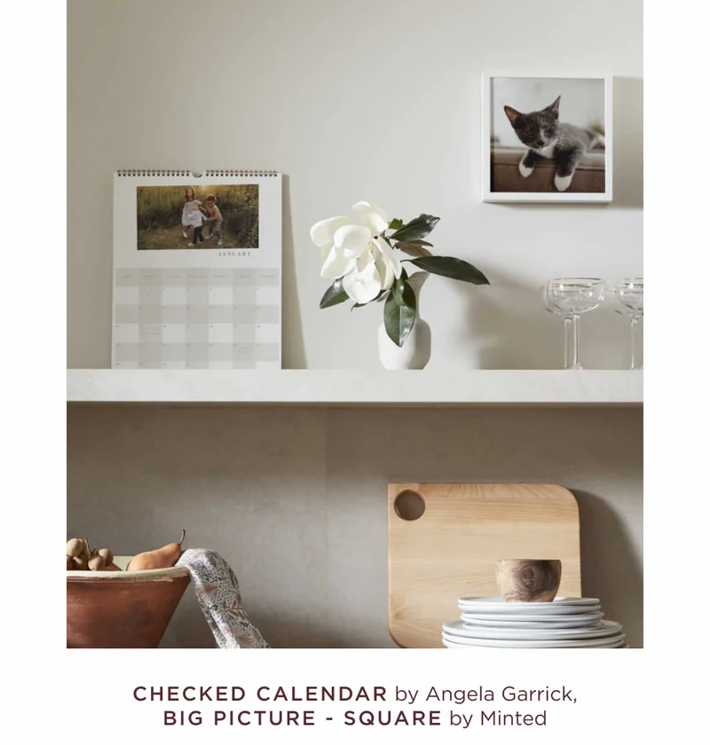 Checked Calendar, Big Picture - Square