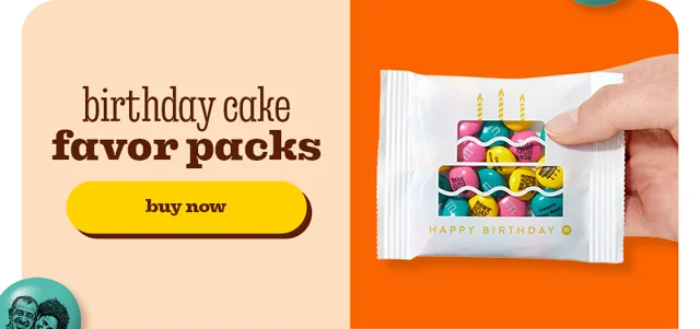 BIRTHDAY CAKE FAVOR PACKS