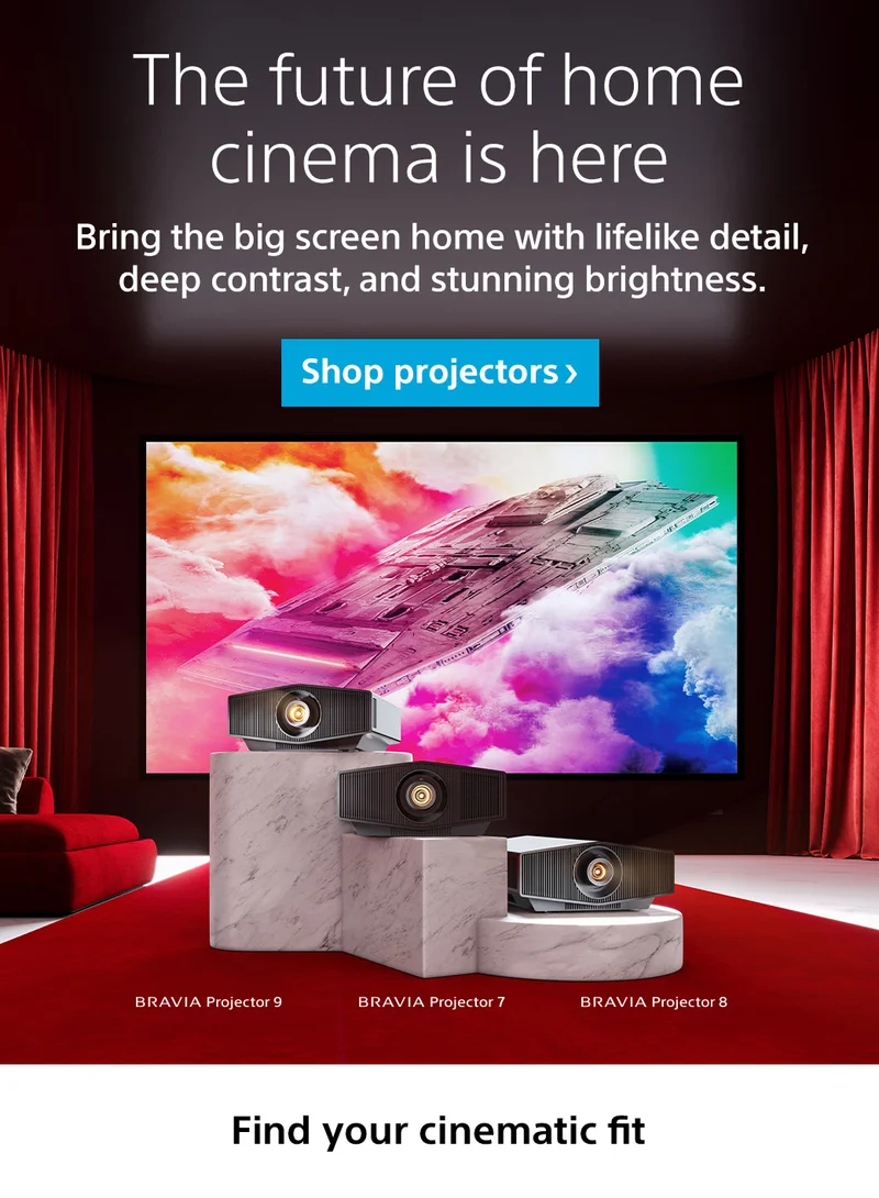 The future of home cinema is here | Bring the big screen home with lifelike detail, deep contrast, and stunning brightness. Shop projectors | Find your cinematic fit
