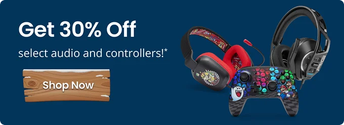Get 30% Off select audio and controllers!* | Shop Now