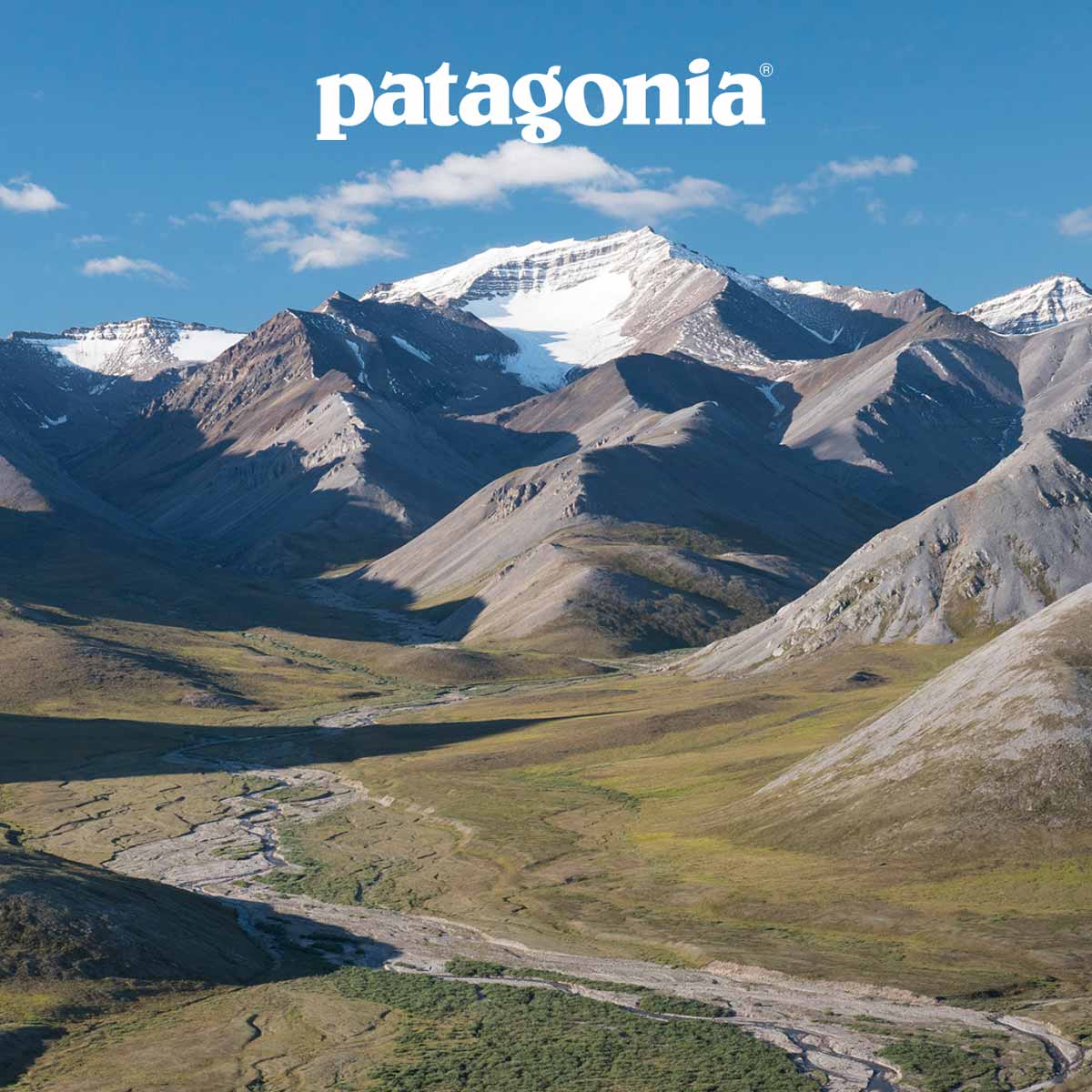 Patagonia. A mountain with snow on it.