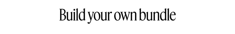 Build your own bundle
