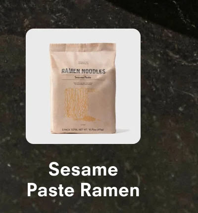 sesame paste ramen