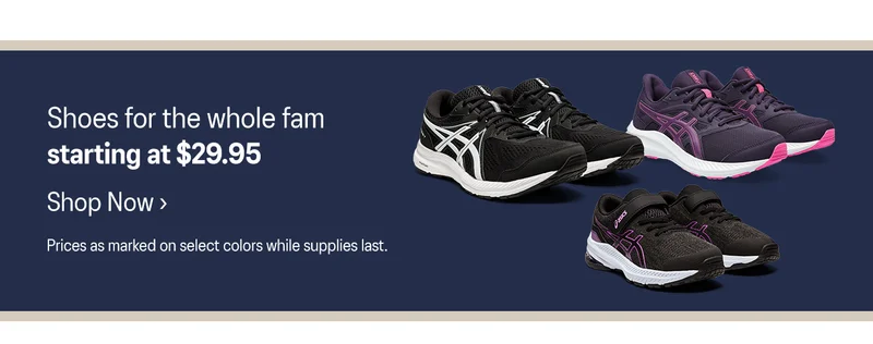 Footwear to finish the fit.