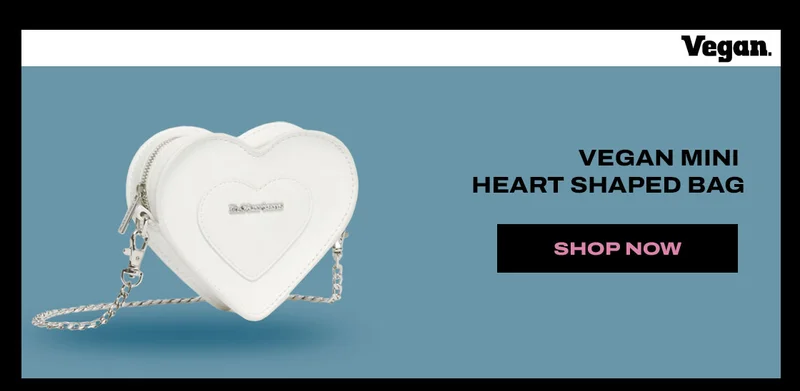 Vegan Mini Heart Shaped Bag