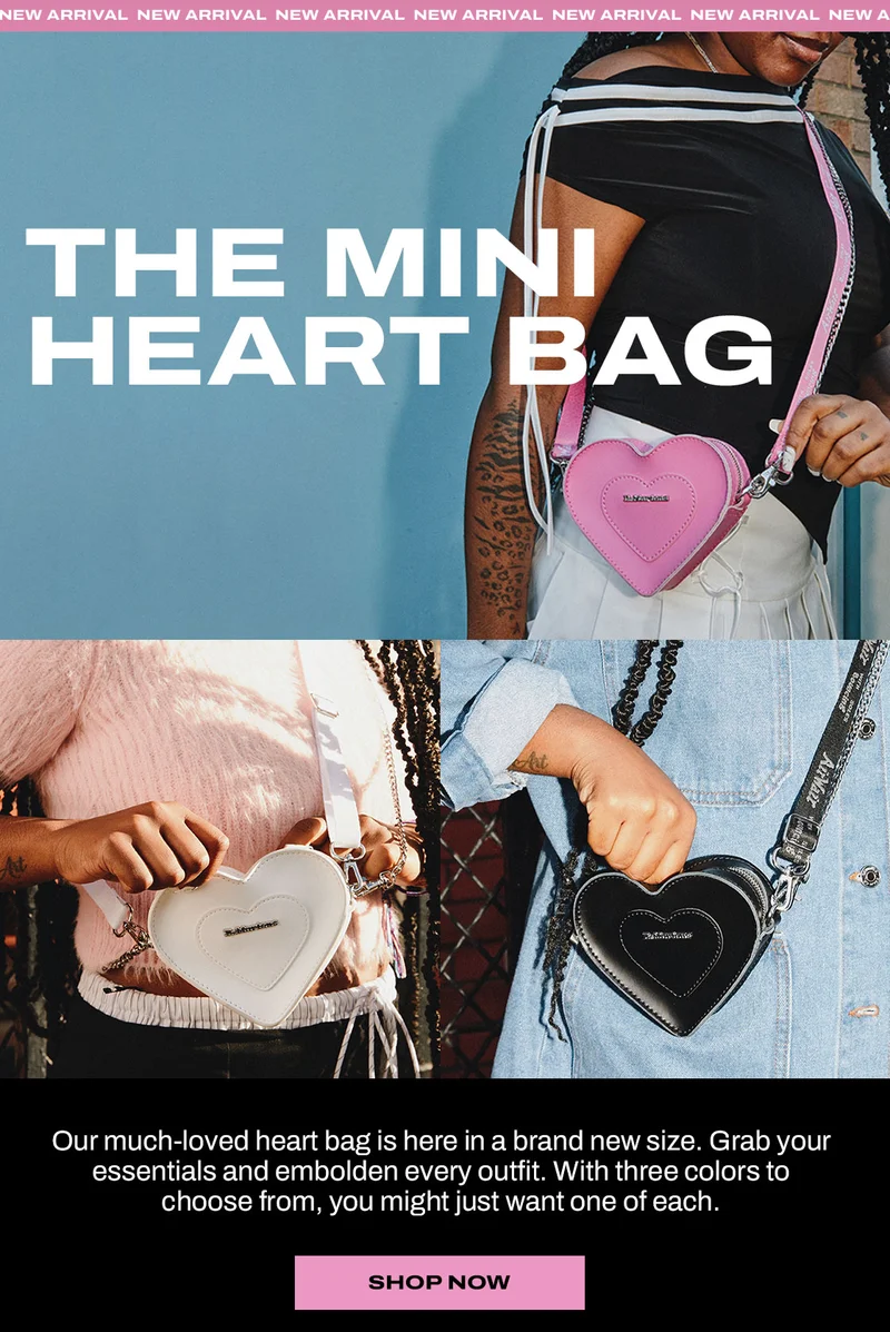 The new Mini Heart Bag is here | Shop Now