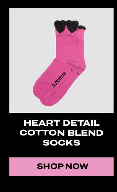 HEART DETAIL COTTON BLEND SOCKS