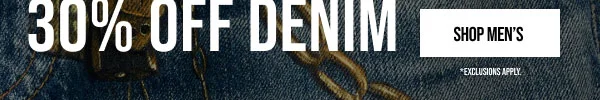 30% off Denim Shop Men's
