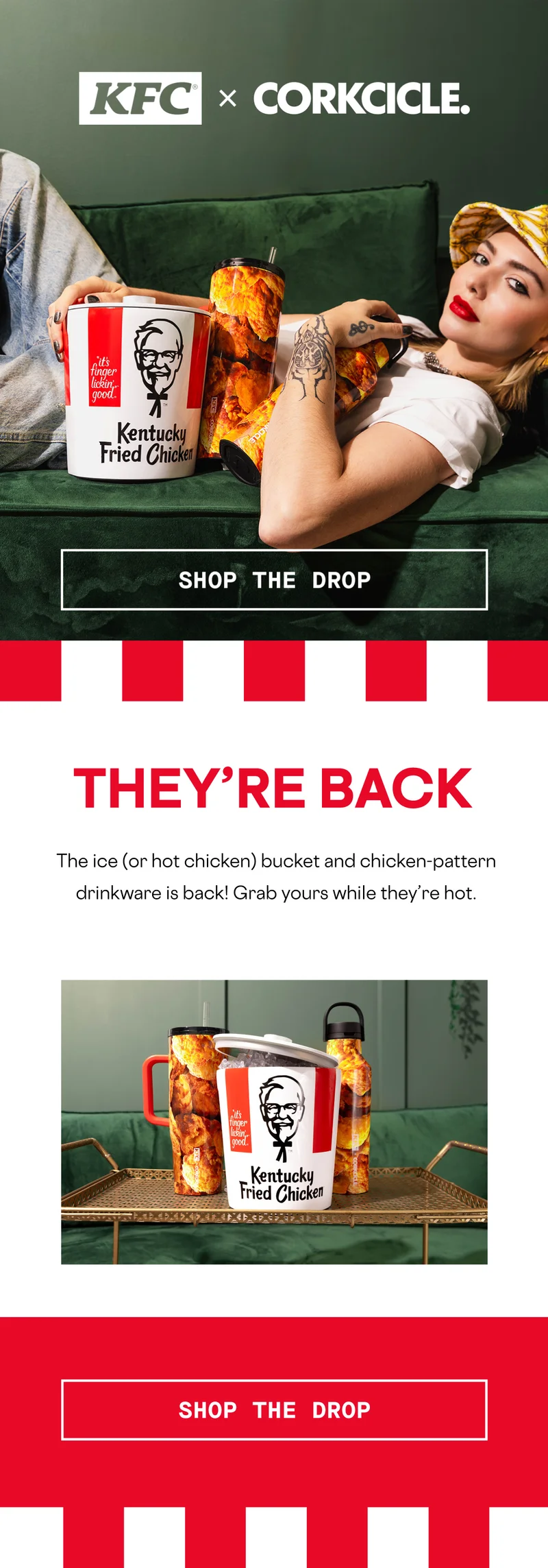 The KFC x Corkcicle collaboration is back in-stock!