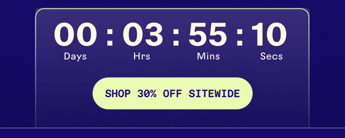 Shop 30% Off Sitewide