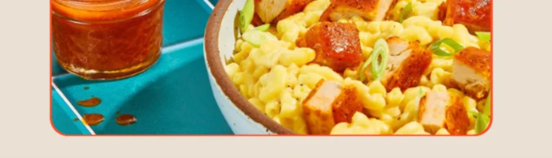 Try Our Frightfully Tasty Recipe: Buffalo Crispy Cutlet Mac N’ Cheese