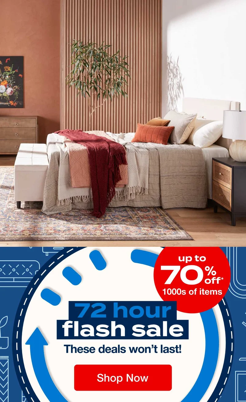70% off 1000s of item*