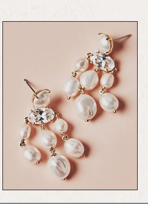 Pearl earrings