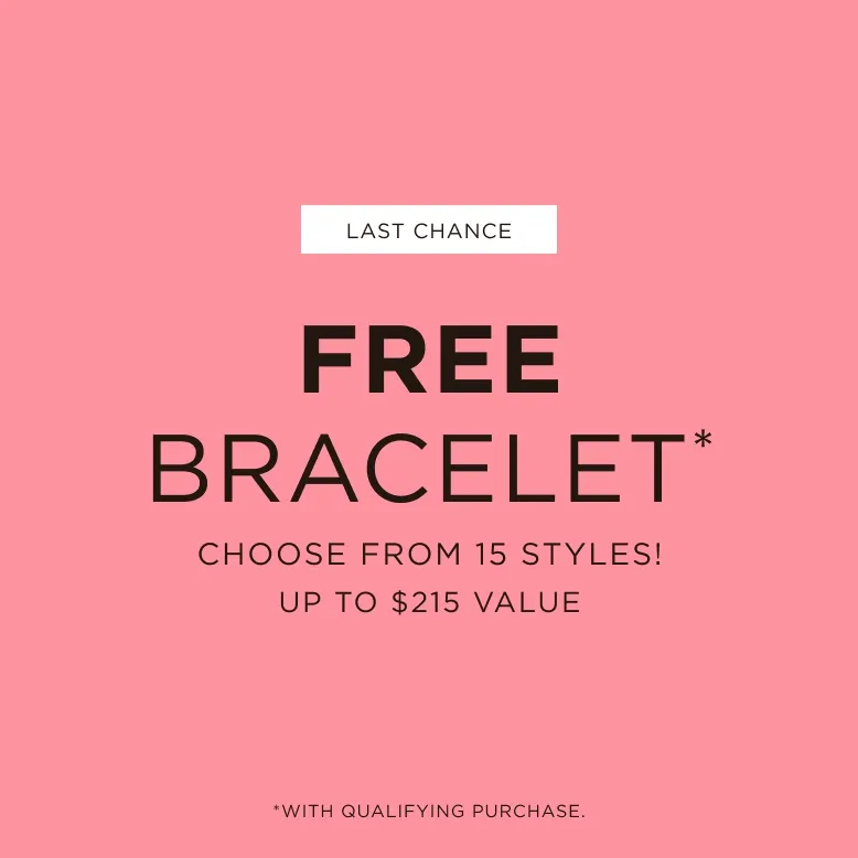 Free Bracelet with qualifying spend