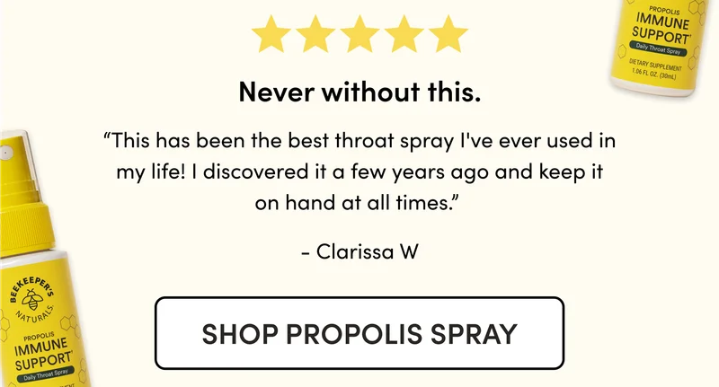 Never without this  “This has been the best throat spray I've ever used in my life! I discovered it a few years ago and keep it on hand at all times.”  - Clarissa W