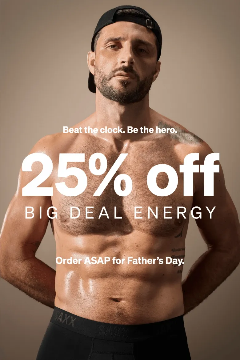 25% off Big Deal Energy. Order ASAP for Father's Day.