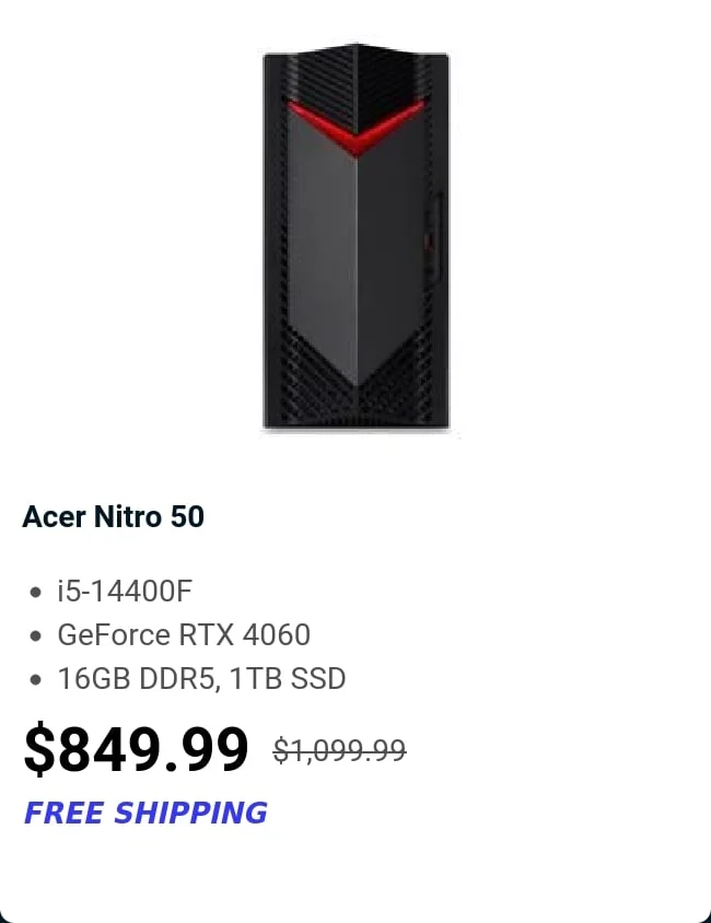 Acer Nitro 50