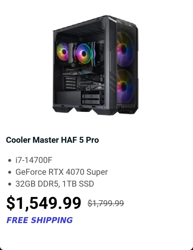 Cooler Master HAF 5 Pro