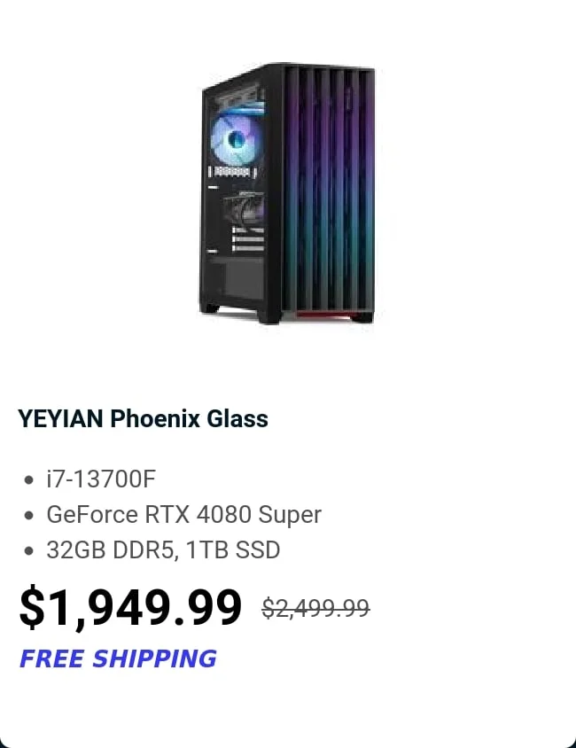 YEYIAN Phoenix Glass