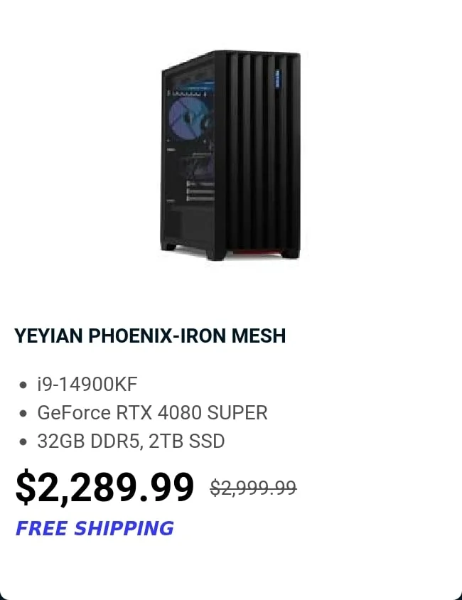 YEYIAN PHOENIX-IRON MESH