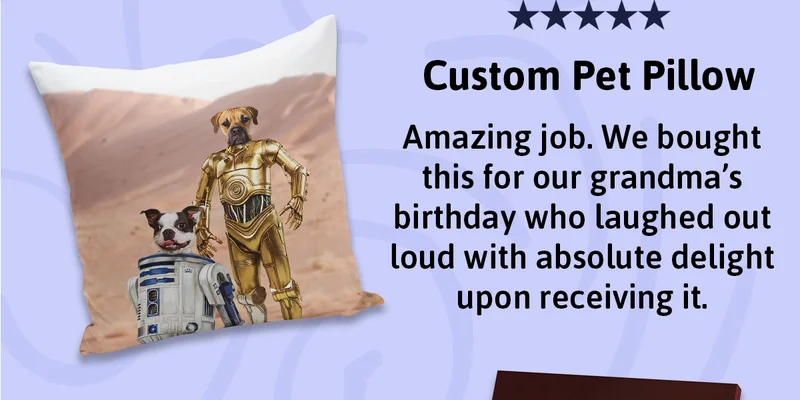 Custom pet pillows