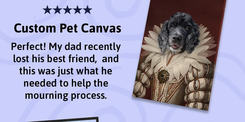 Custom pet canvas